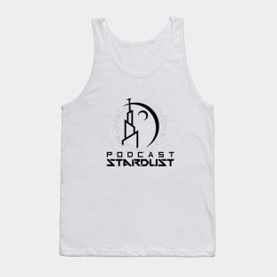 Podcast Stardust Black Stardust Logo Tank Top